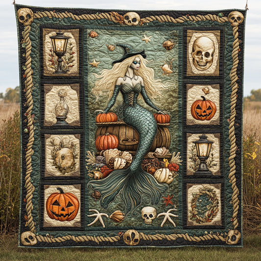 Crimson Mermaid Witch WN1908017CL Quilt