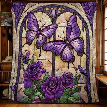 Purple Wings Of Serenity WX0407060CL Quilt