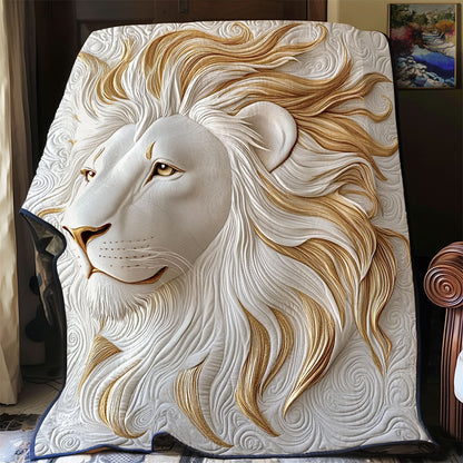 White Majesty Lion YR1801030CL Quilt