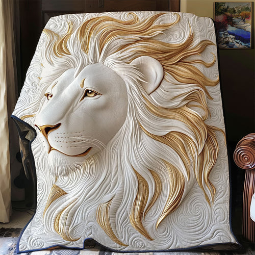 White Majesty Lion YR1801030CL Quilt