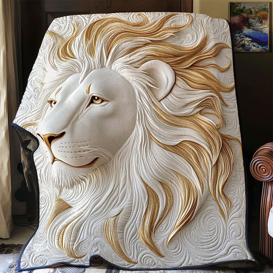 White Majesty Lion YR1801030CL Quilt