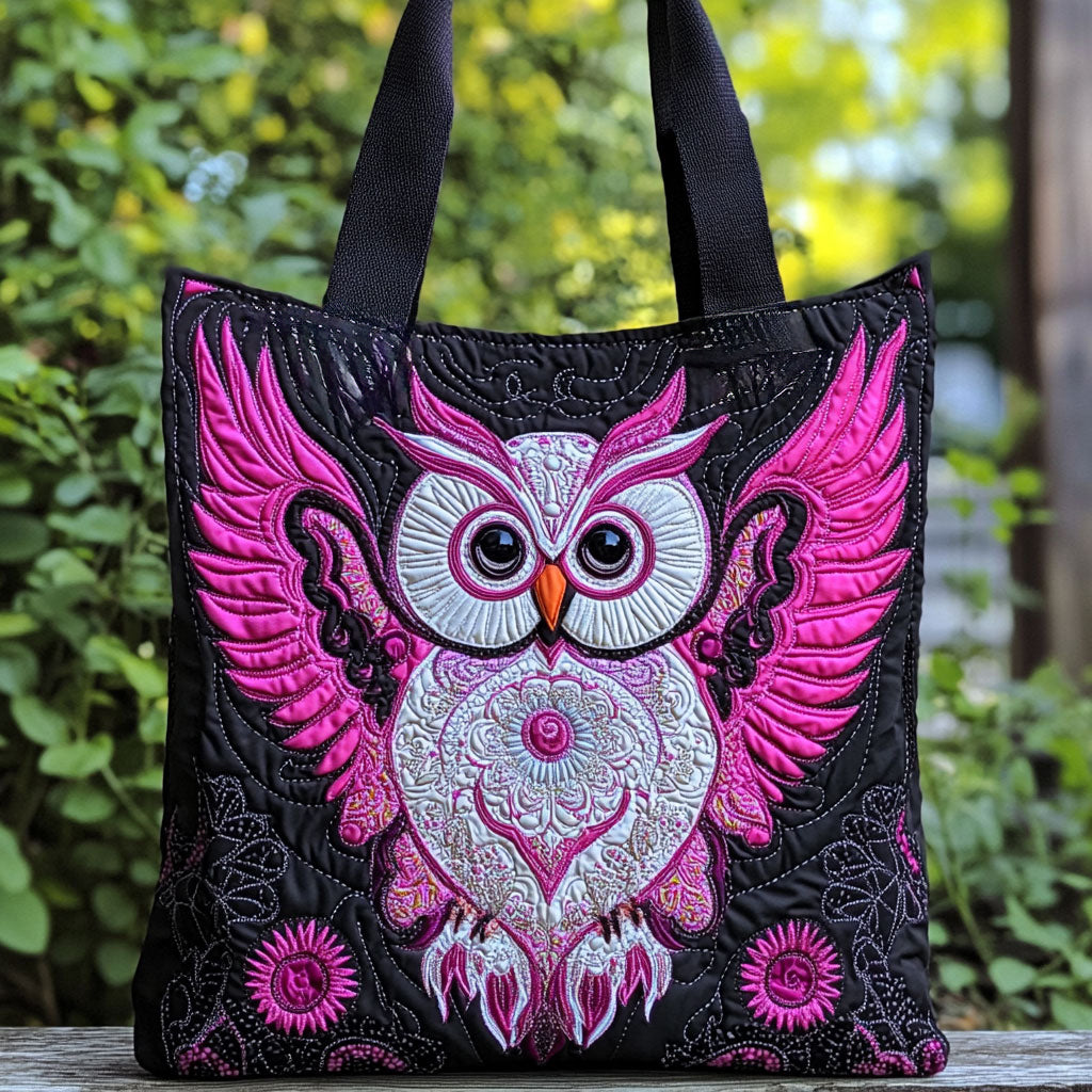 Shiny Owl WN2709066CL Quilted Tote Bag