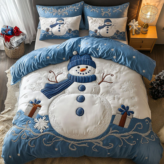 Golden Snowman WN0309045CL Duvet Cover Set