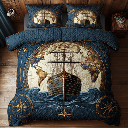 Voyager Ship CP1908060CL Duvet Cover Set