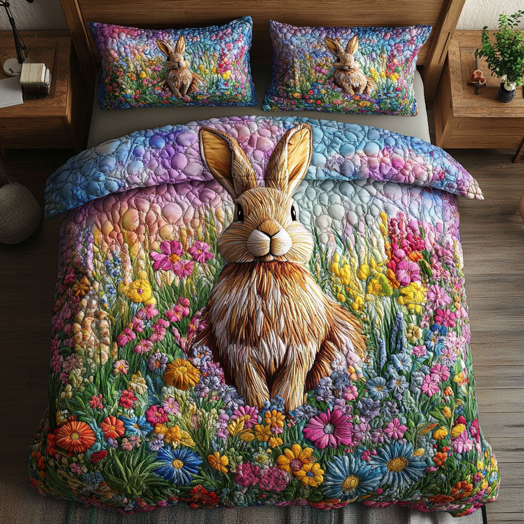 Rabbit Flower CW1001023CL Duvet Cover Set