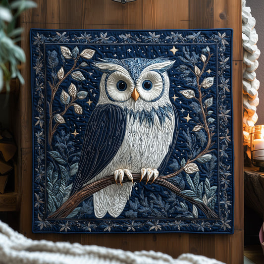 Elegant Winter Owl XK1709004CL Quilt