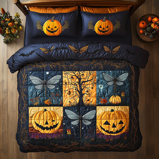 Dragonflies And Pumpkins WY0608030CL Duvet Cover Set