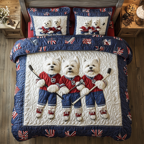 Terrier Hockey WY1001089CL Duvet Cover Set