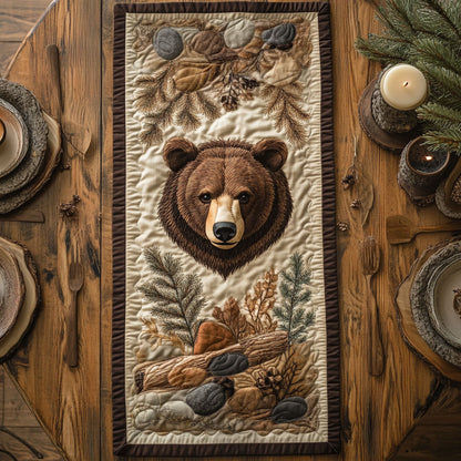 Charming Bear CP1906023CL Quilted Table Runner