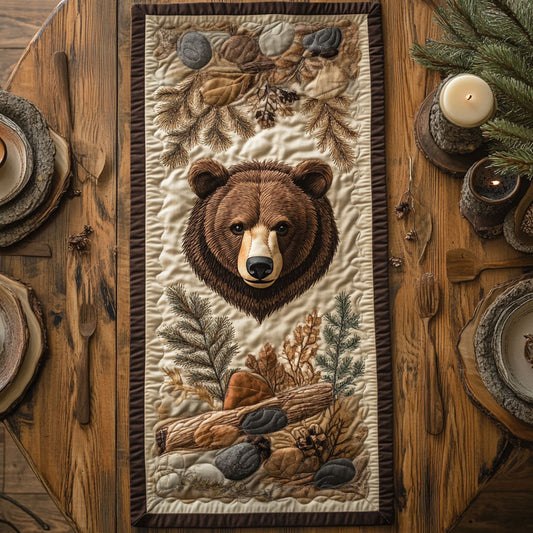 Charming Bear CP1906023CL Quilted Table Runner