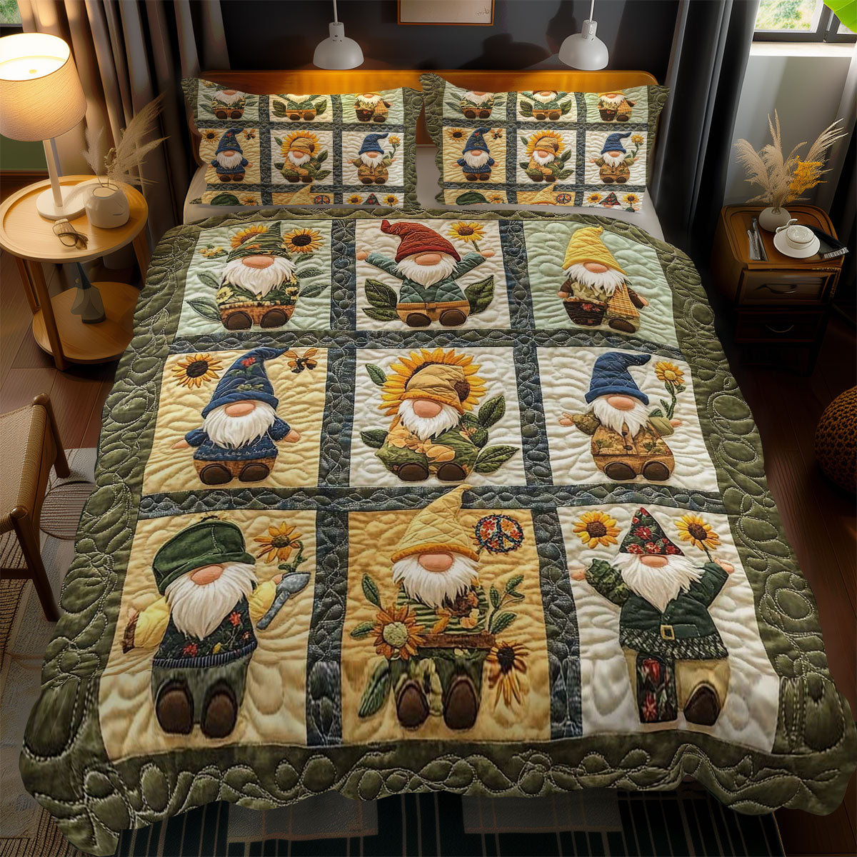 Blooming Gnome WN1911005CL Duvet Cover Set