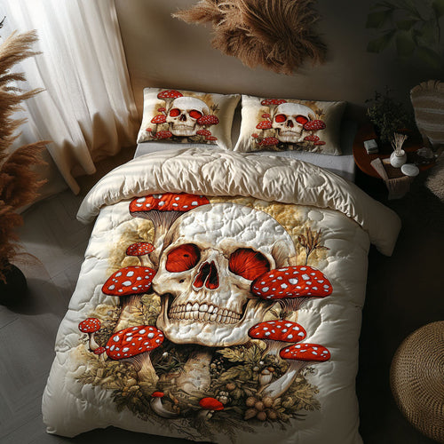Twilight Bloom Skull WN2810071CL Duvet Cover Set