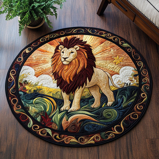 Golden Mane CM2504055CL Quilted Round Mat