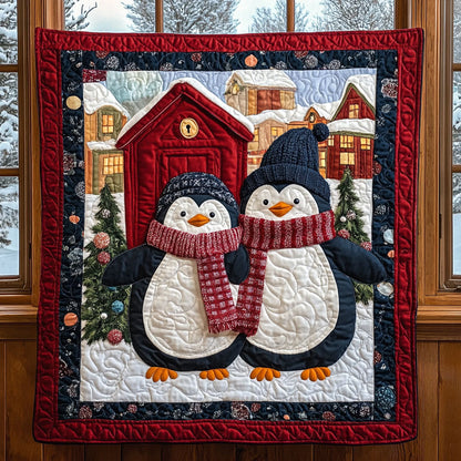 Penguin Pair CP1711001CL Quilt