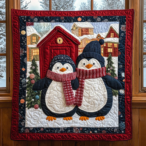 Penguin Pair CP1711001CL Quilt