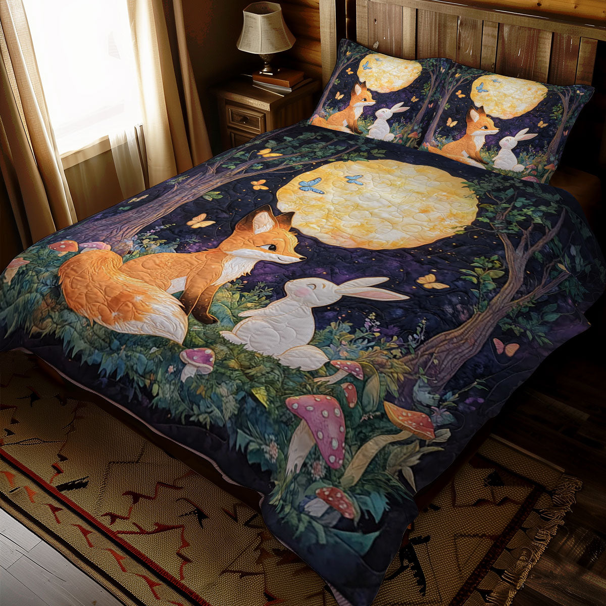 Fox And Rabbit WJ2611039CL Duvet Cover Set