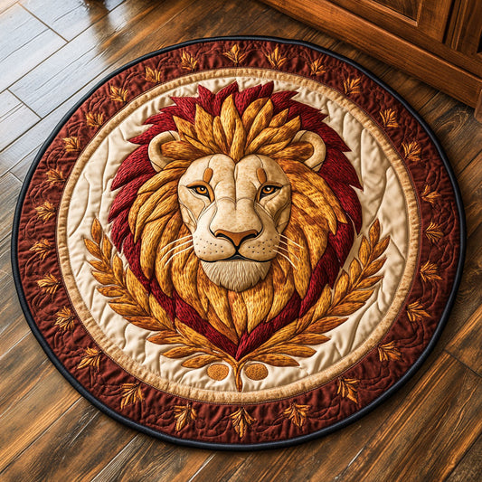 Majestic Lion CP2207042CL Quilted Round Mat