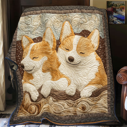 Adorable Corgi WX3105001CL Quilt