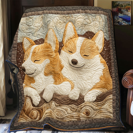 Adorable Corgi WX3105001CL Quilt