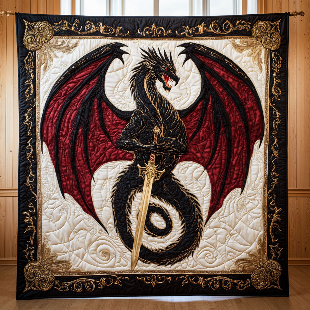 Crimson Winged Guardian CW0708061CL Quilt