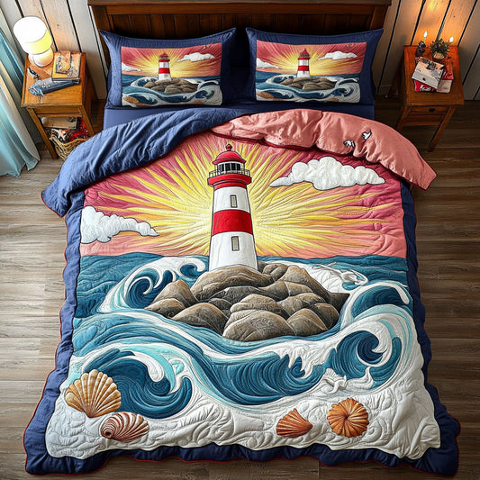 Coastal Lighthouse WJ2104018CL Duvet Cover Set