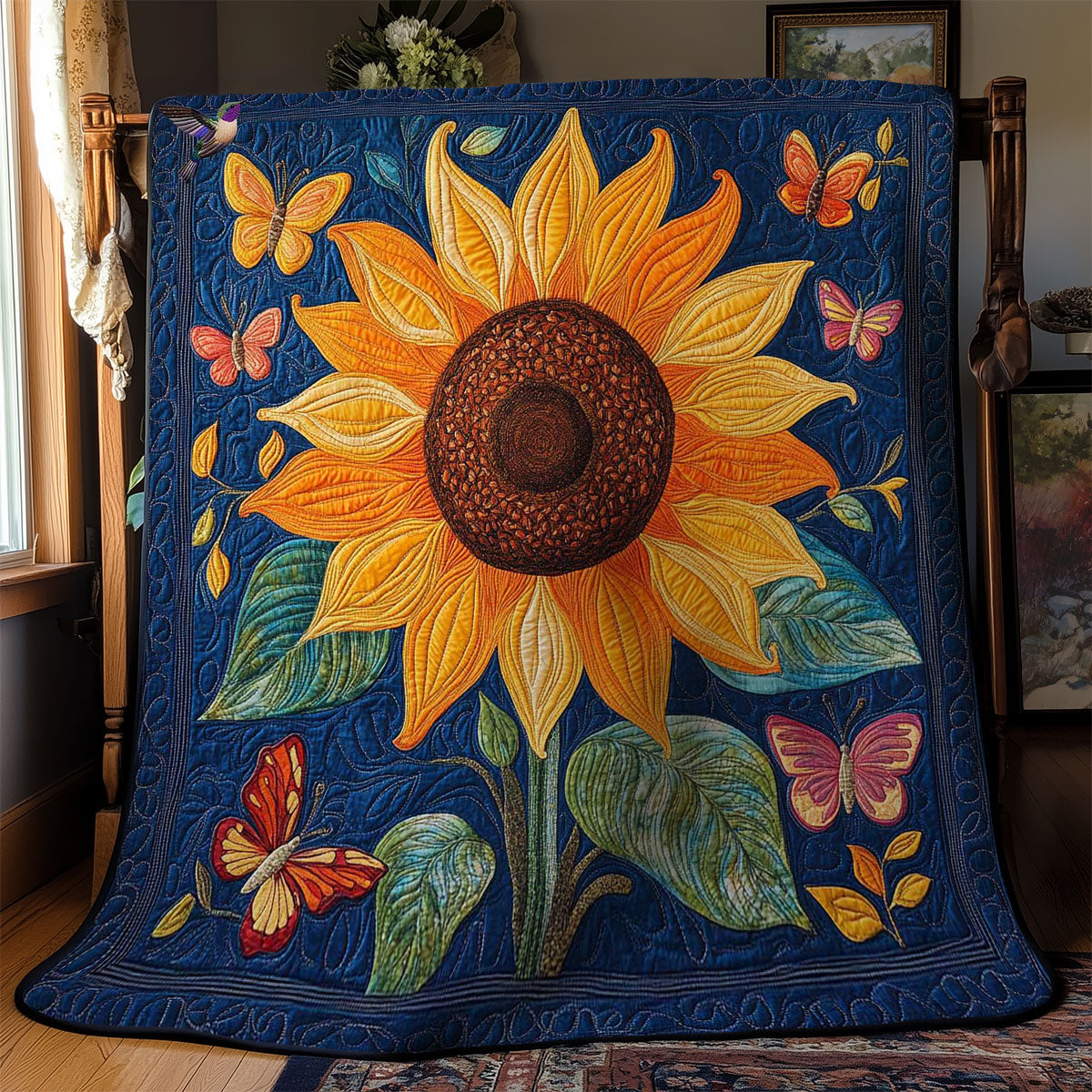 Sunflower Symphony WN1211095CL Quilt