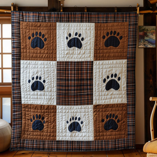 Lumberjack Paws WY0703028CL Quilt