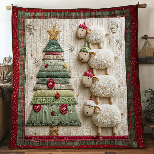 Sheep Christmas Blessing WN1811101CL Quilt