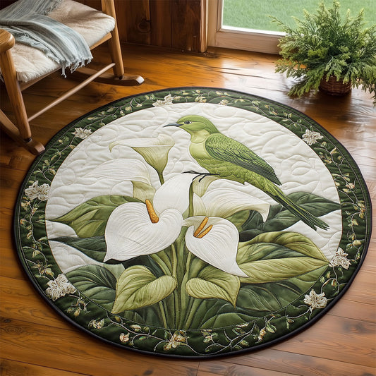Beautiful Of Calla Lily WY2203012CL Quilted Round Mat