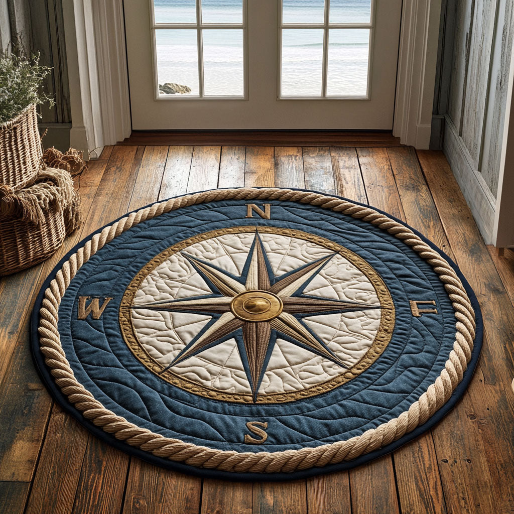 Harbor Way CP0907031CL Quilted Round Mat