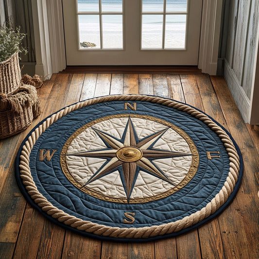 Harbor Way CP0907031CL Quilted Round Mat