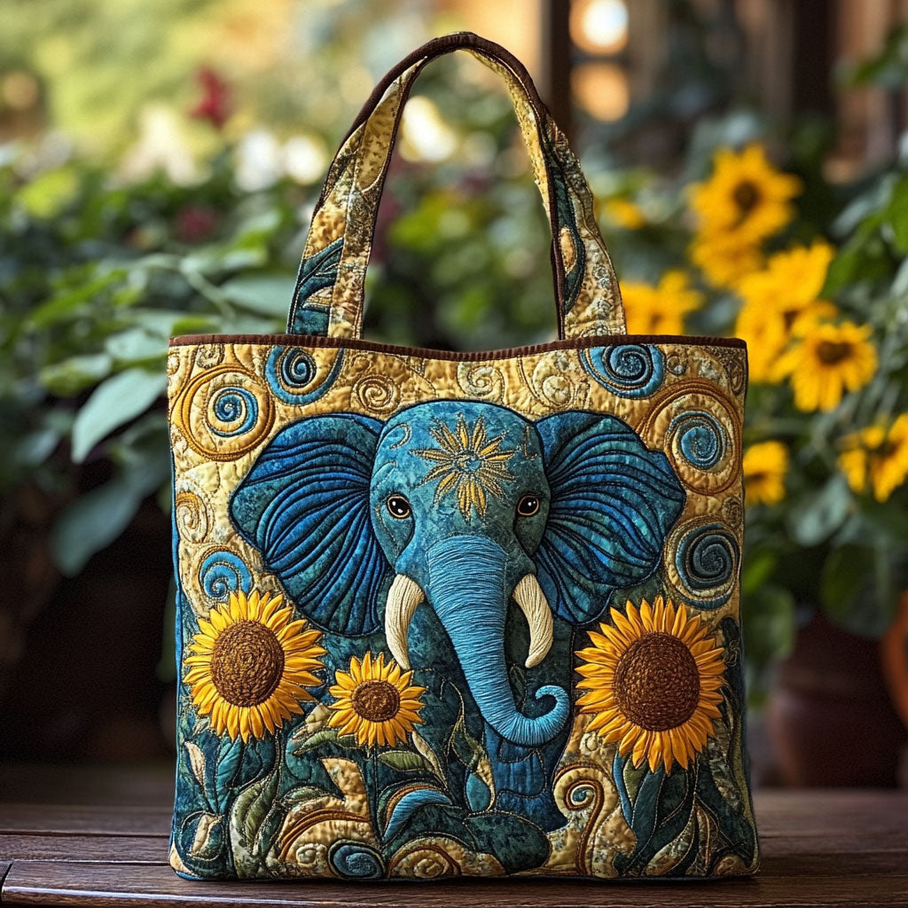 Sunny Elephant WN1010060CL Quilted Tote Bag