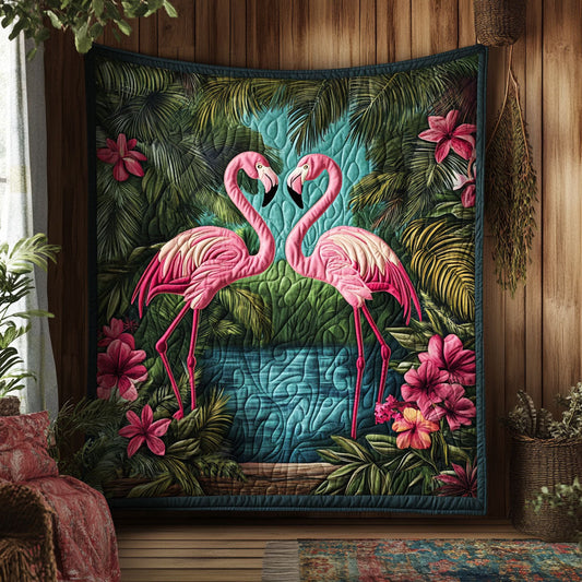 Couple Flamingo WX1905005CL Quilt