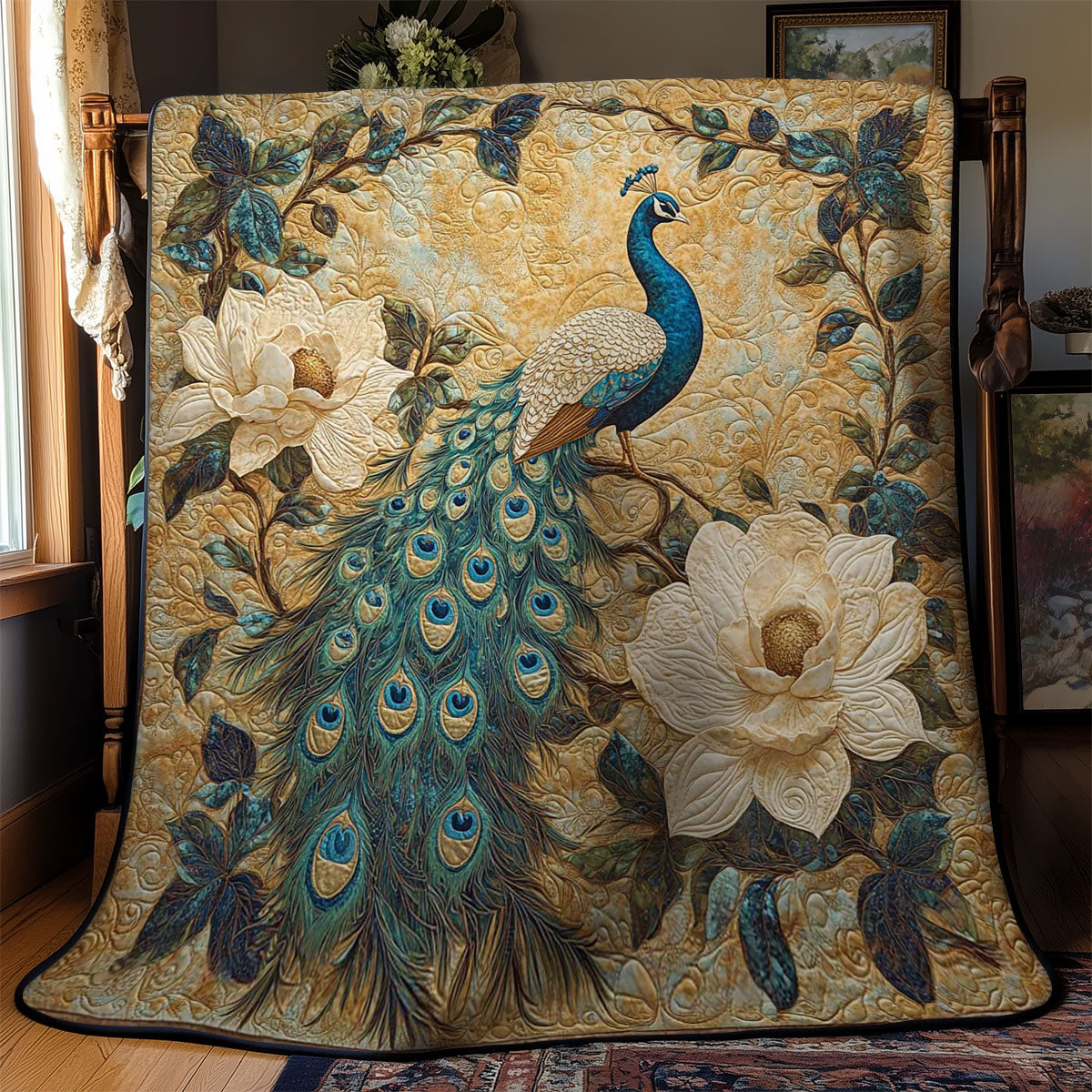 Golden Peacock WN2203043CL Quilt