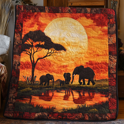 Desert Elephant WX3105018CL Quilt