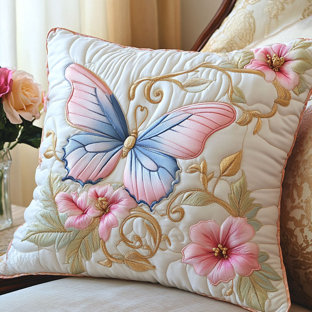 Blooming Butterfly CW1605152CL Quilt Pillow Case