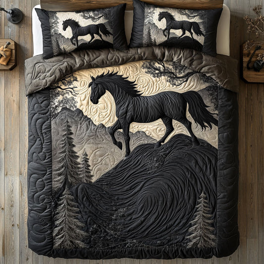 Powerful Black Horse CP0406020CL Duvet Cover Set
