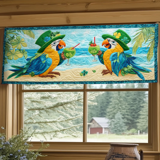 Summer Holiday Of Parrot WY2404055CL Quilted Valance