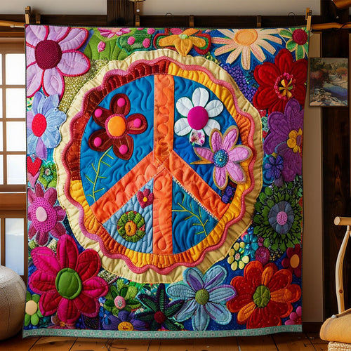 Trippy Hippie Sign WJ1909022CL Quilt