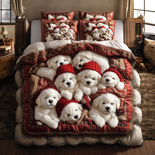Bichon Frise Comfort WN0907005CL Duvet Cover Set