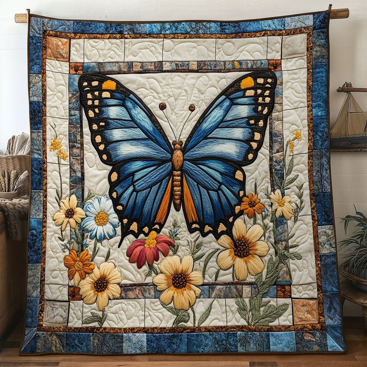 Butterfly Haven WN3005014CL Quilt