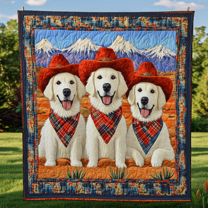 Cowboy Dog CQ1504010CL Quilt