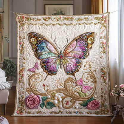 Rose Butterfly WN0509063CL Quilt