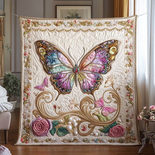 Rose Butterfly WN0509063CL Quilt