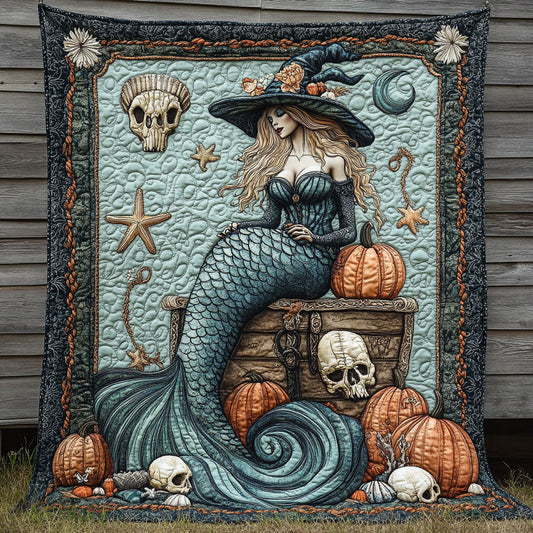 Dark Sea Mermaid Witch WN1908021CL Quilt