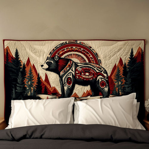 Native Bear Heritage KL2912032CL Quilted Headboard Slipcover