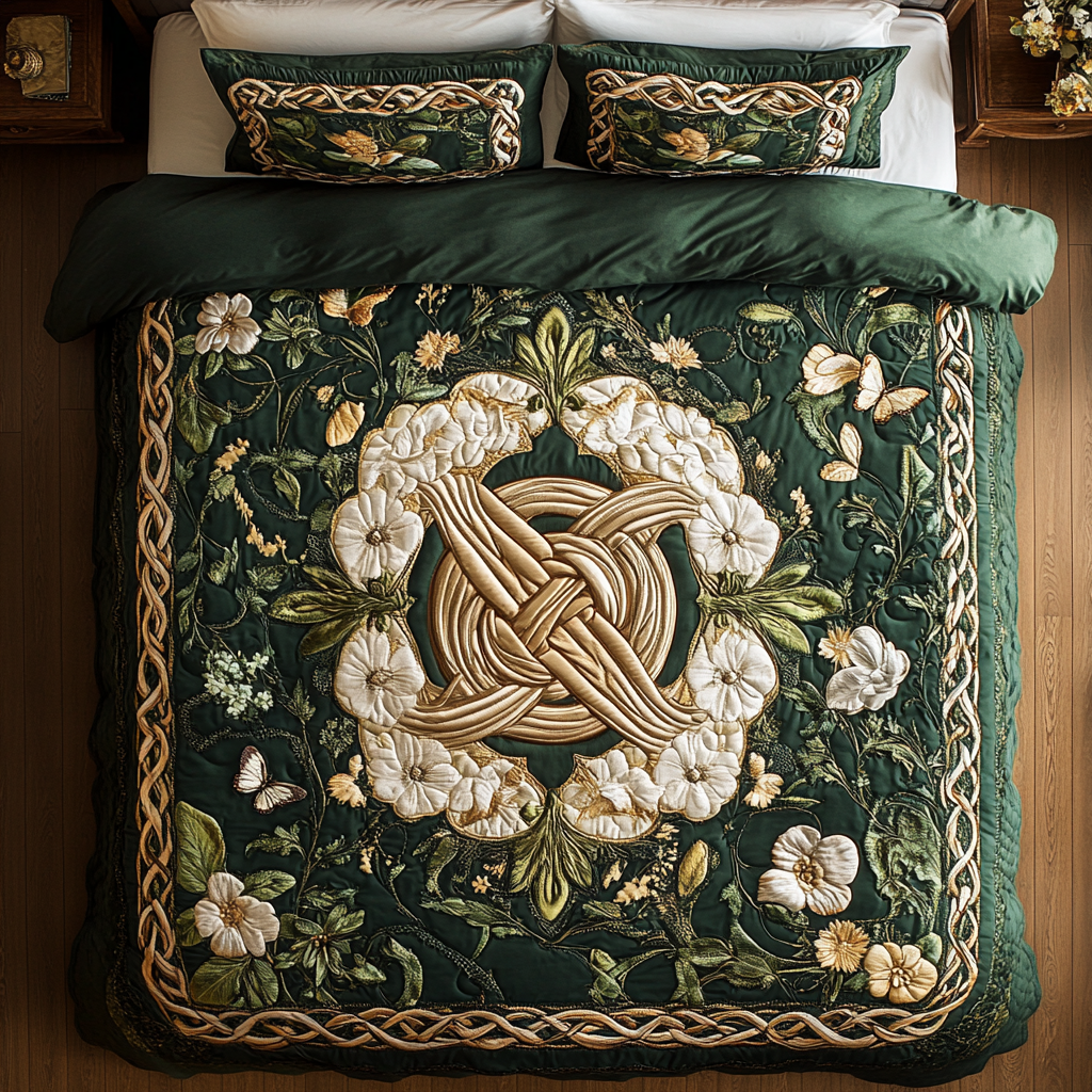 Celtic Knot In Flower WY1001015CL Duvet Cover Set