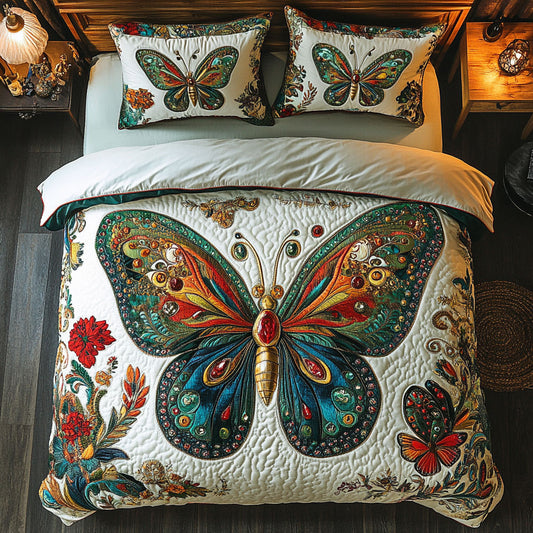 Floral Butterfly WY2602008CL Duvet Cover Set