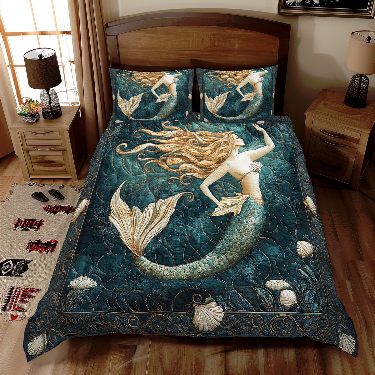 Beautiful Mermaid WX1712040CL Duvet Cover Set