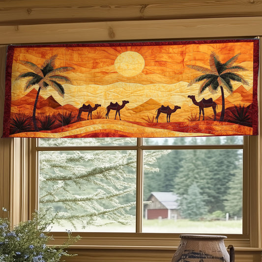 Sunset In Desert WY2404057CL Quilted Valance